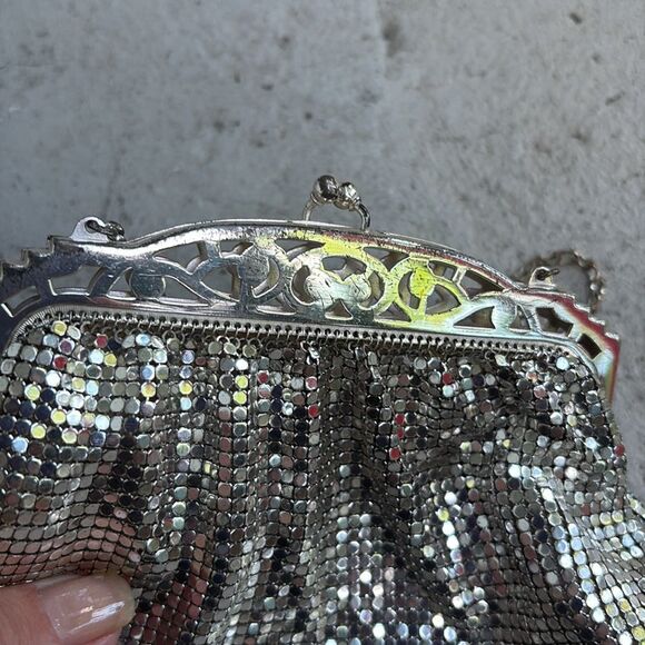 Whitening & Davis filigree, and mesh bag - Picture 3 of 7